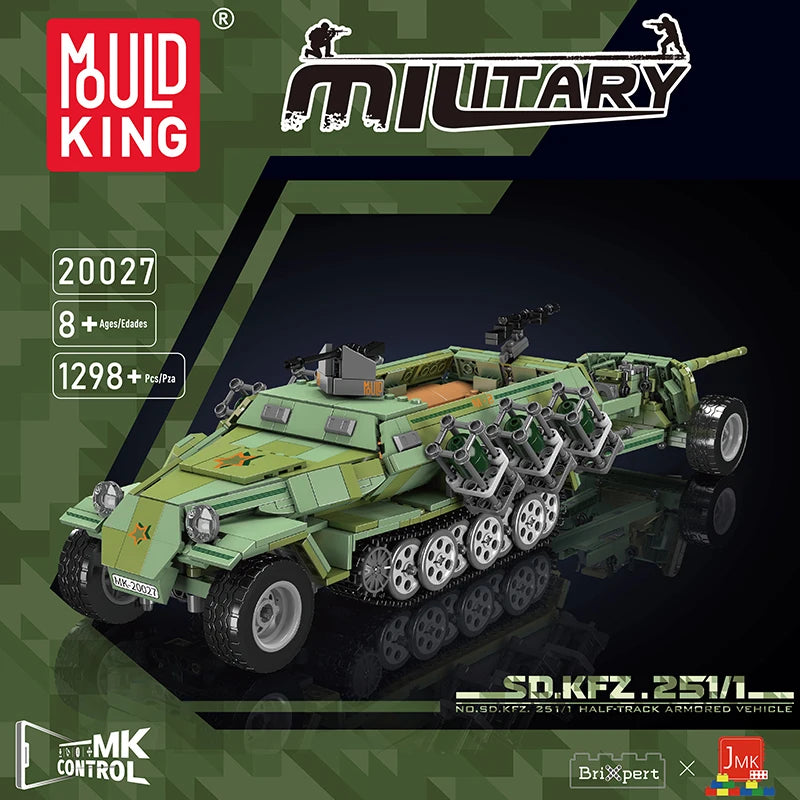Mould King 20027 Military Tank Building Block