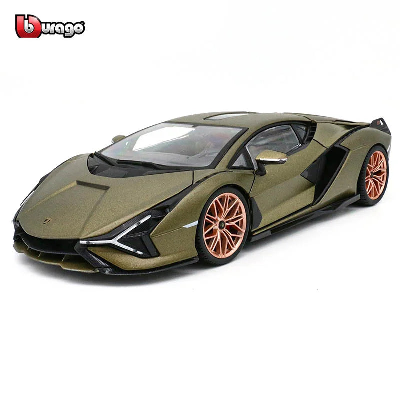 Bburago 1:24スケール 新品 ランボルギーニ シアン FKP 37 合金製高級車 ダイキャスト