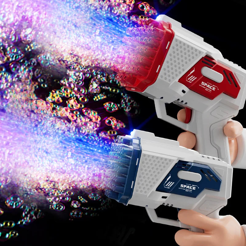 40穴電動自動バブルガン LEDライト