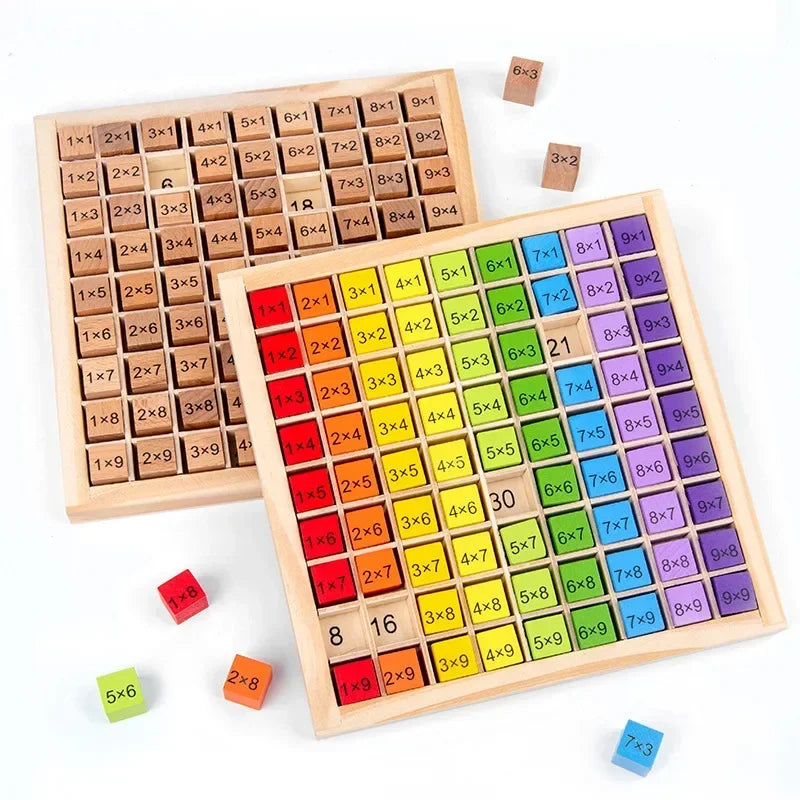 Multiplication Table Montessori Educational Wooden Toys