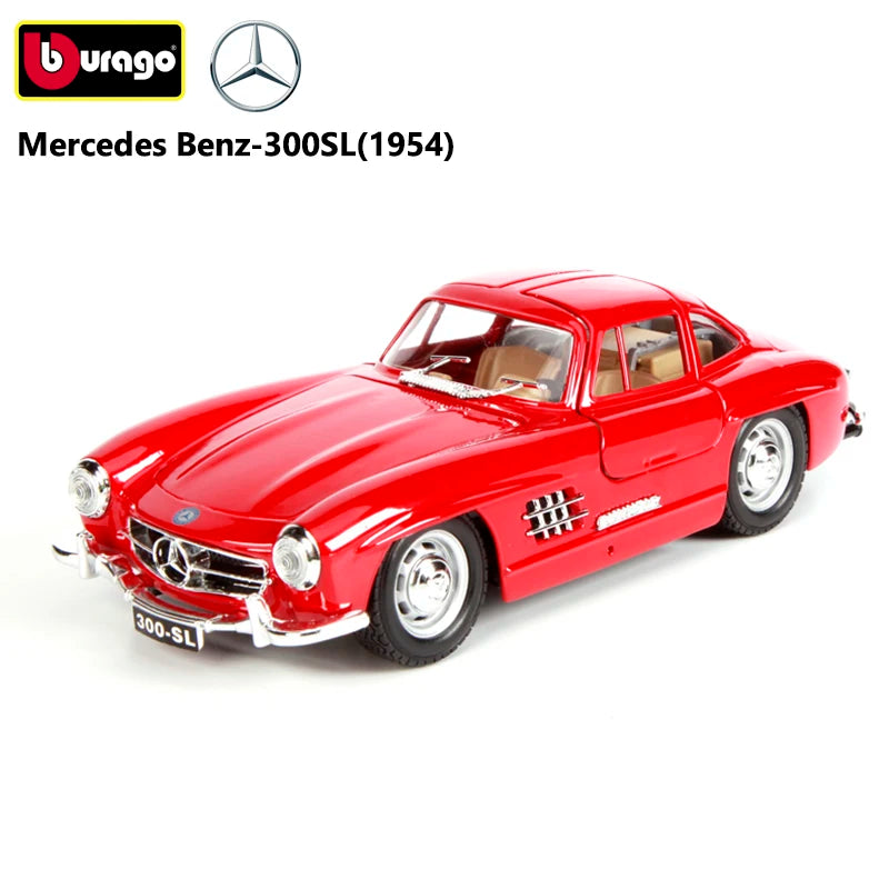 부라고 1954 메르세데스 벤츠 300 SL 자동차 1:24 합금