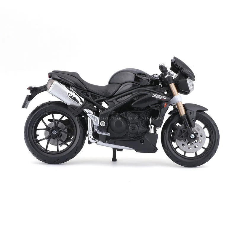 Bbugo 1:18 Triumph Speed Triple 합금 오토바이 모델