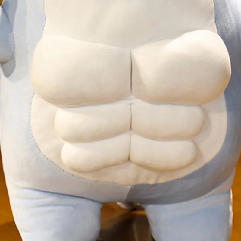 40CM 귀여운 근육 상어 봉제 인형