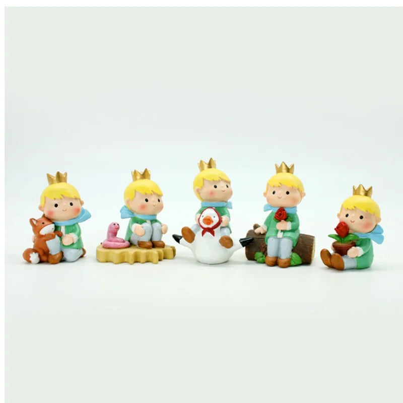 Resin Little Princes Miniatures Figurine Cake Topper