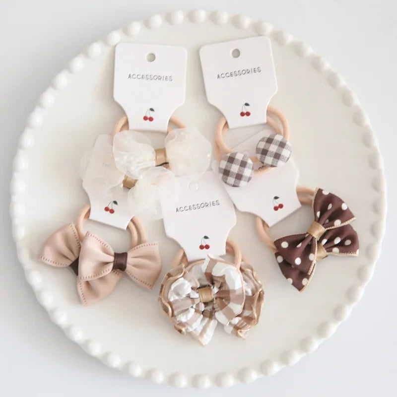 10Pcs Baby Girl Hair Accessories Bow Sweet Kids Hairbands
