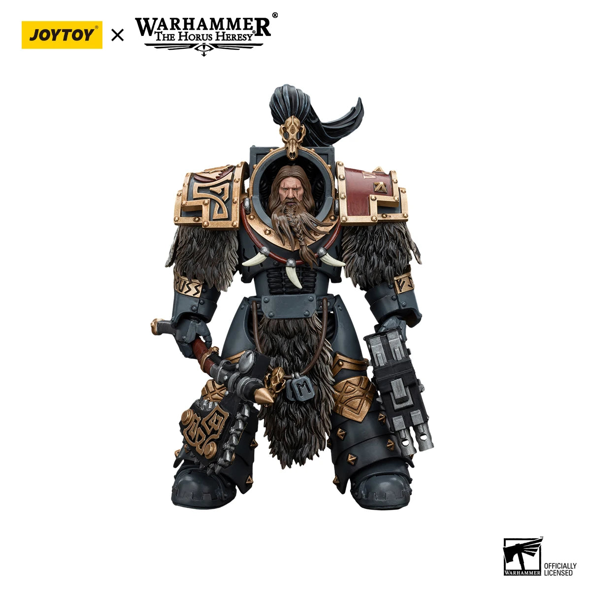 JOYTOY Warhammer 40k 1/18 Action Figures Space Wolves Varagyr Wolf Guard Squad