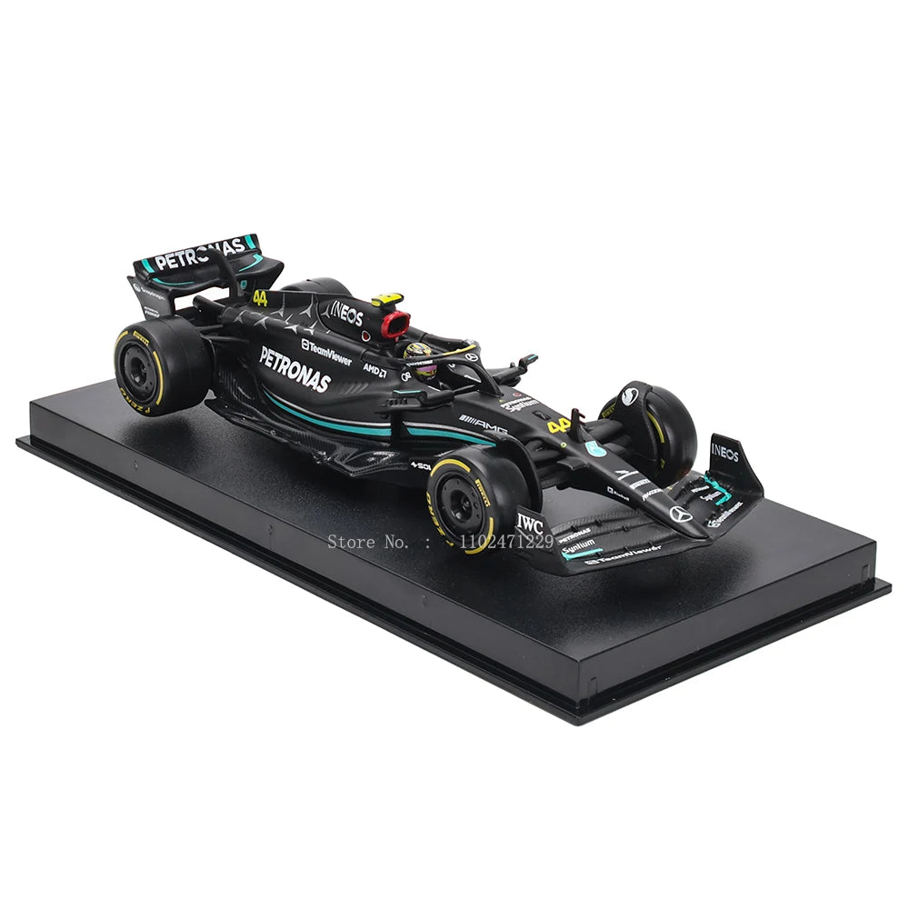Bburago 1:43 W14 2023 44# ハミルトン メルセデス AMG ペトロナス F1 チーム #63 ラッセル 合金車 ダイキャストカー