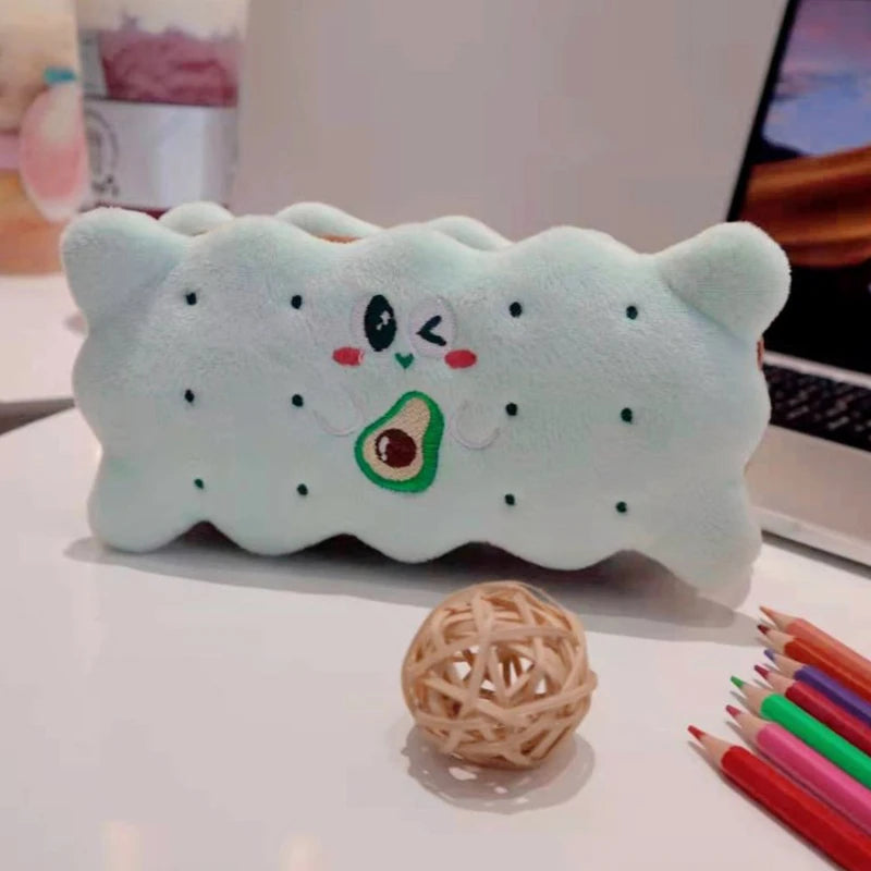 Pencil Case Plush Cookies