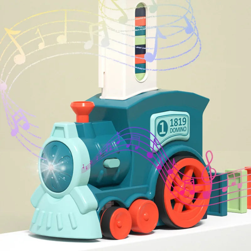 Kids Automatic Laying Domino Train
