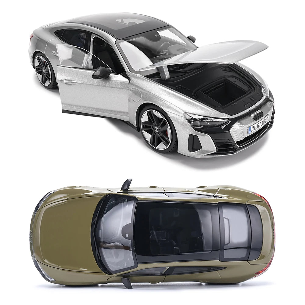 Bbugo 1:18 2022 AUDI RS e-tron GT 합금 럭셔리 차량 다이캐스트