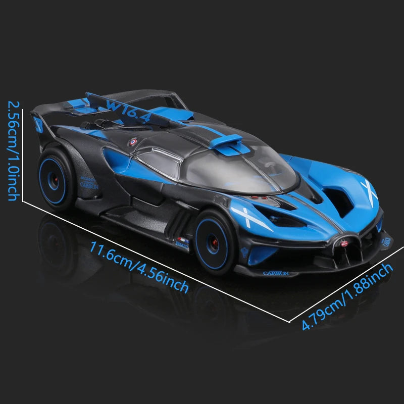 Bburago 1:43 ブガッティ ボリード カーモデル 合金