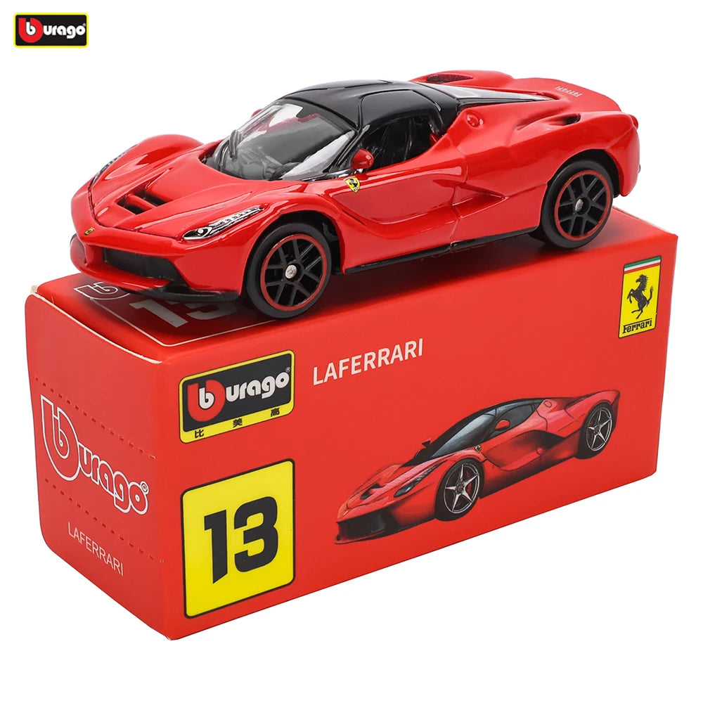 Bbugo 1:64 Ferrari 시리즈 다중 모델 LAFerrari 488 458 ENZO F40 599 F12 자동차 다이캐스트
