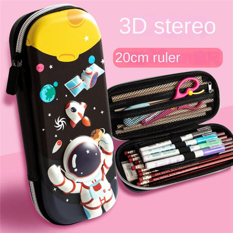 3D キティ ペンケース かわいい文房具ボックス EVA