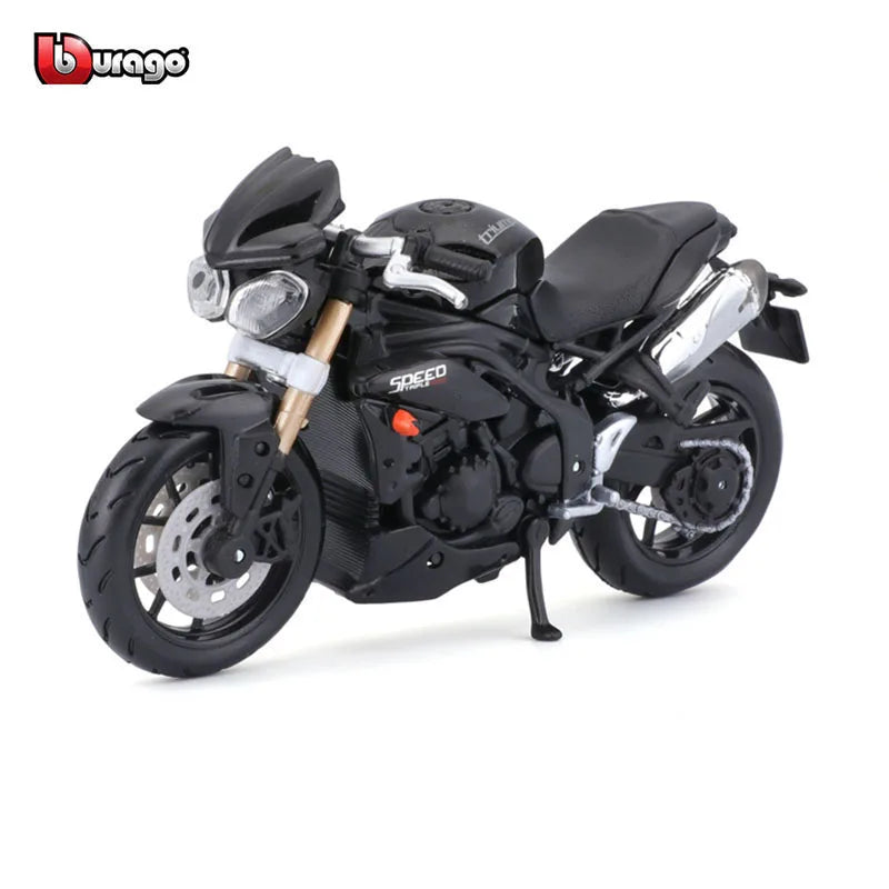 Bbugo 1:18 Triumph Speed Triple 합금 오토바이 모델