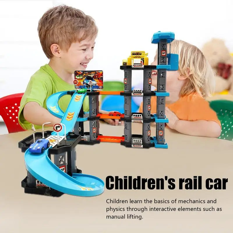 Spiral Parking Garage Toy Parking Garage Track Toys
