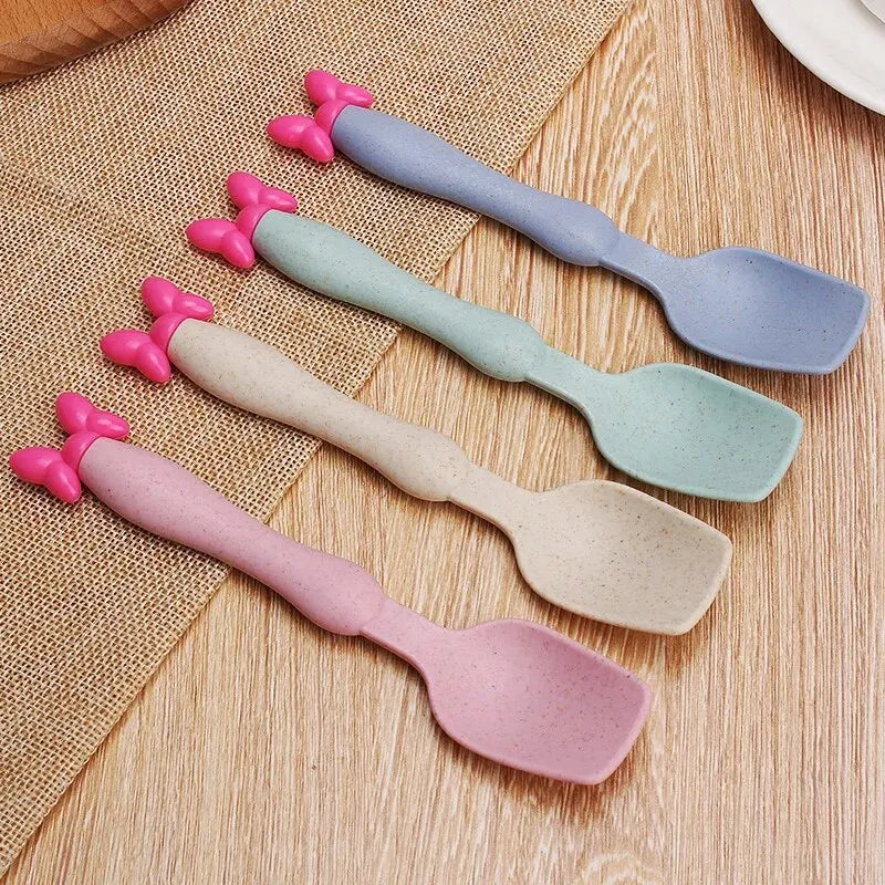 麦わらベビー食器セット 3点セット