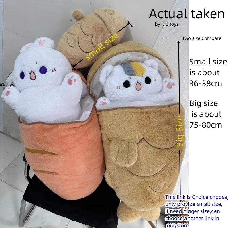 40/60/80cm Kawaii Japan Taiyaki 고양이 플러시 장난감