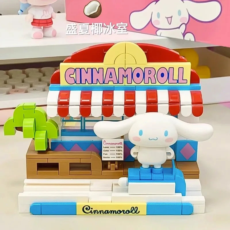 Keeppley Sanrio 빌딩 블록 거리 장면 시리즈