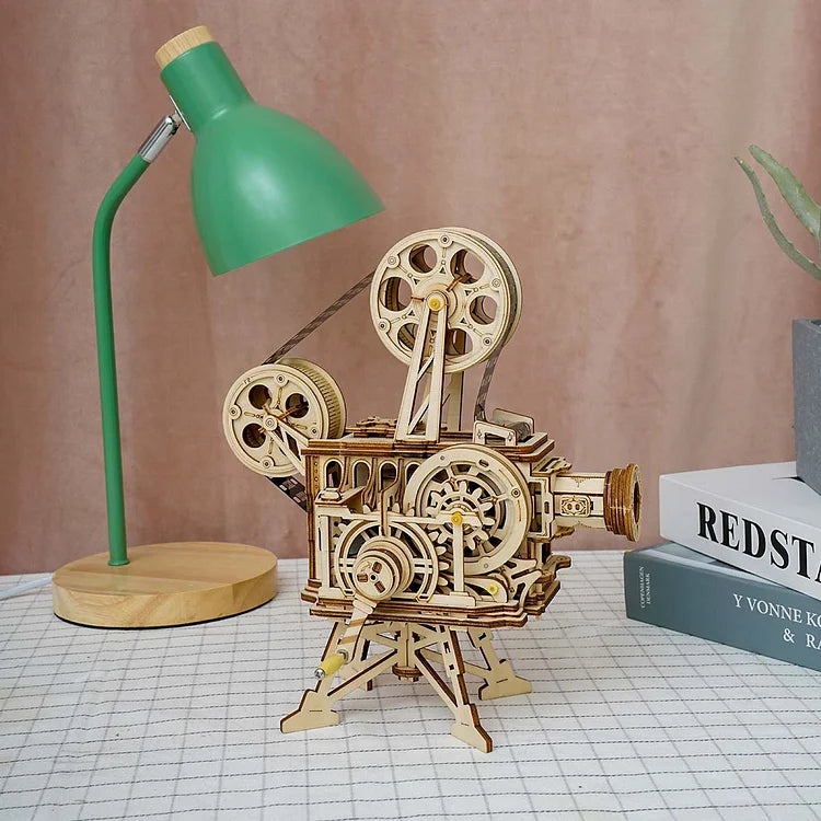Robotime ROKR Vitascope 영화 프로젝터 3D 나무 퍼즐 LK601