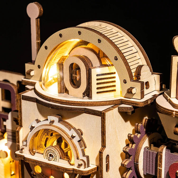 Robotime ROKR チョコレートファクトリー マーブルラン 3D 木製パズル LGA02