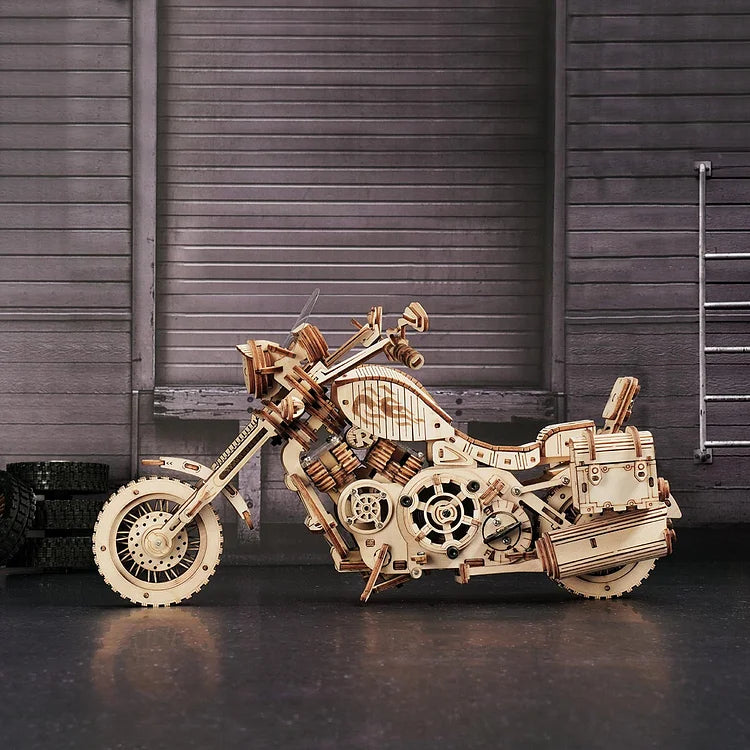 Robotime ROKR Cruiser Motorcycle LK504 3D Wooden Puzzle