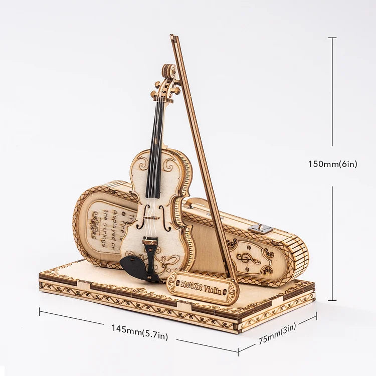 Robotime ROKR Violin Capriccio Model 3D Wooden Puzzle TG604K