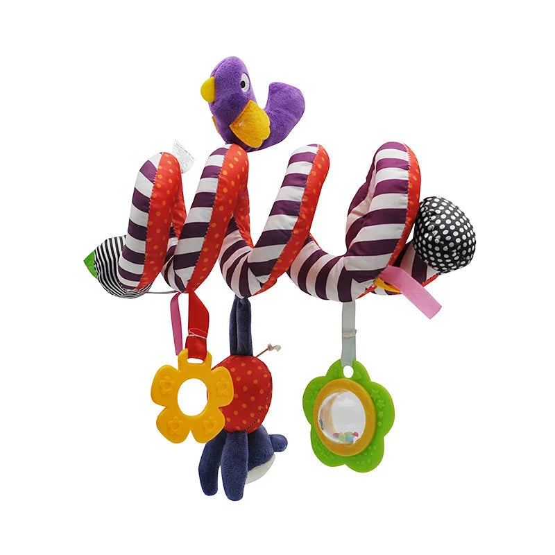 Stroller Spiral Rattle Baby Toy For Newborns