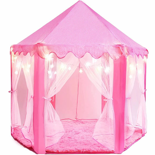 Children Tent Toy Ball Pool Girl Princess Pink Castle