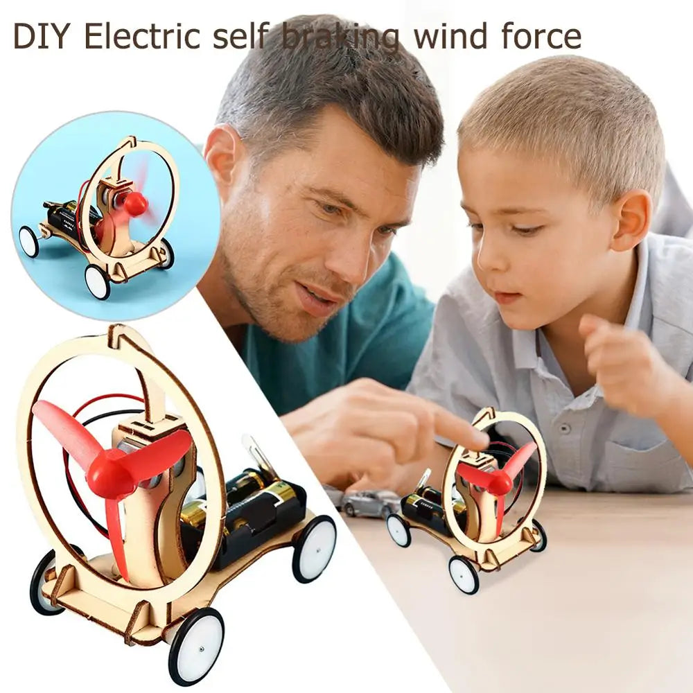 DIY Electric Wind Car Model