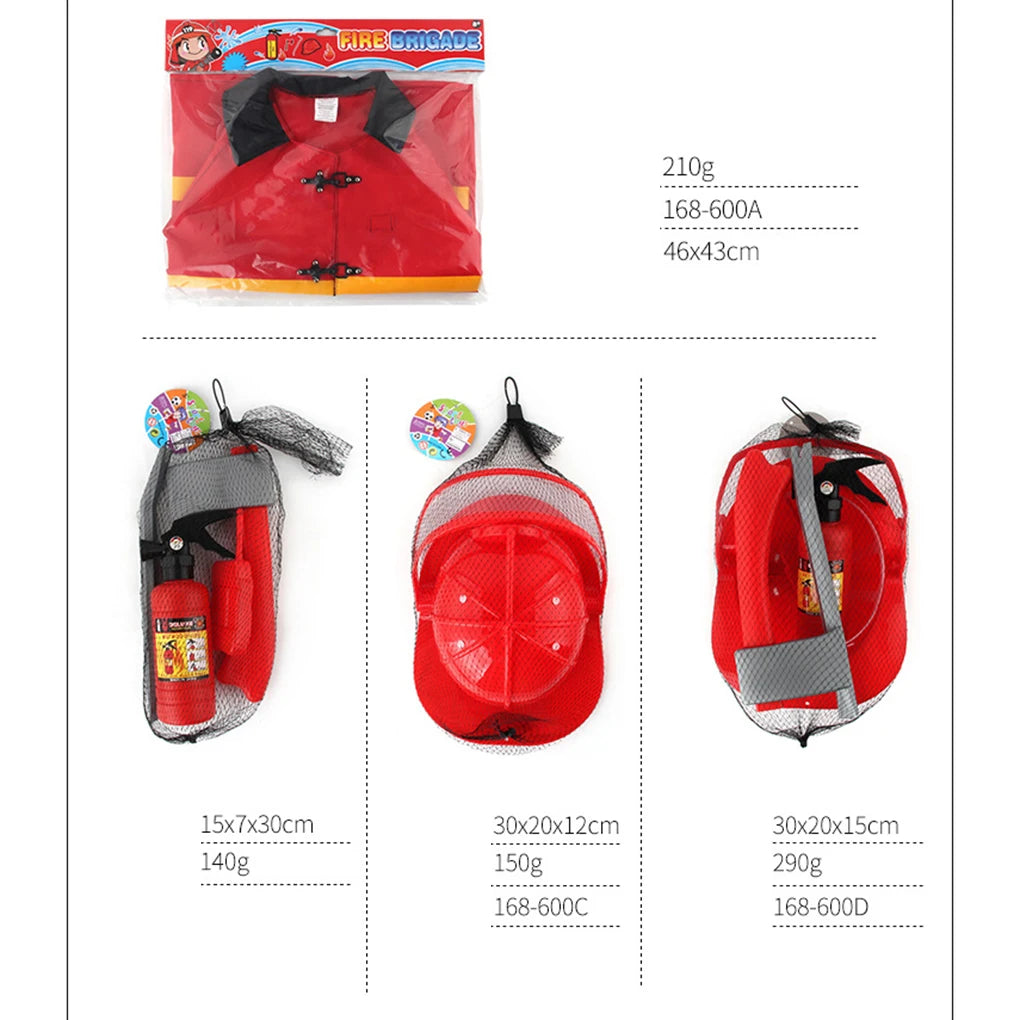 Children's Firefighter Toy Set