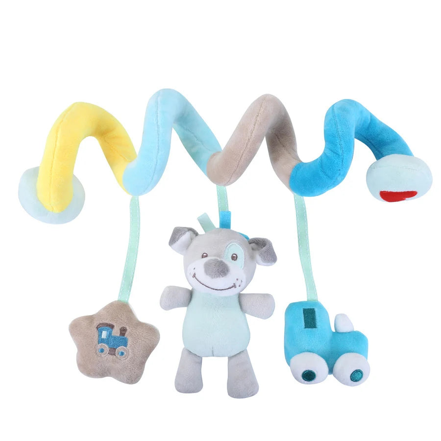 Stroller Spiral Rattle Baby Toy For Newborns