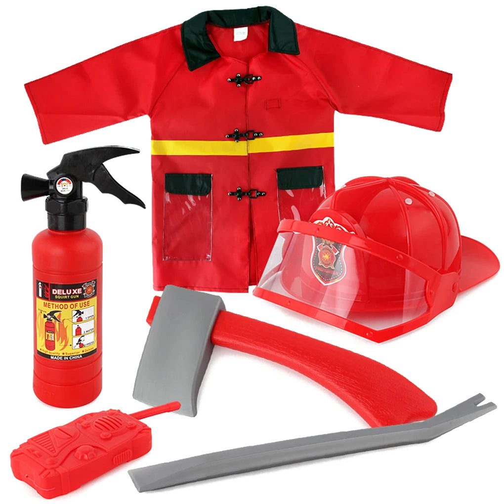 Children's Firefighter Toy Set