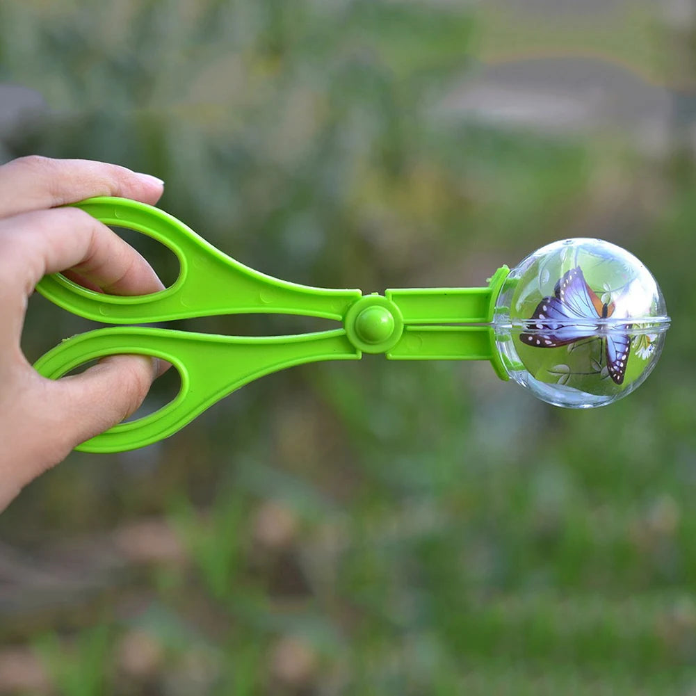 Bug Insect Catcher Scissors Tongs Tweezers Scooper Clamp Kids Toy Cleaning Tool For Children Toy Handy