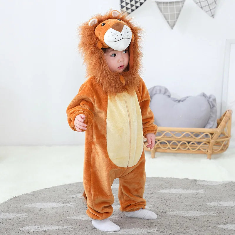 Animal King Lion Costume Jumpsuit Onesies