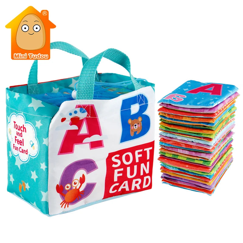 Soft Alphabet Cards With Cloth Bag 26PCS