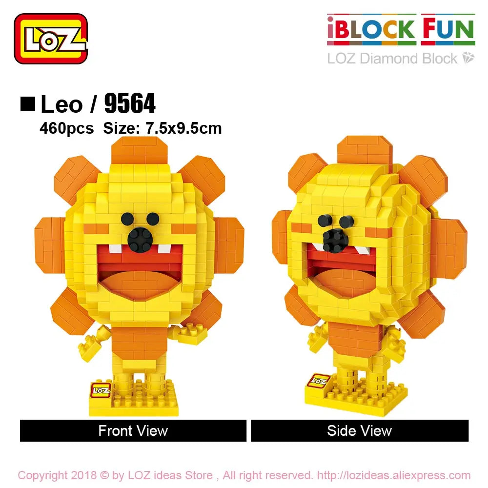 LOZ Diamond Blocks Animal Cartoon Characters