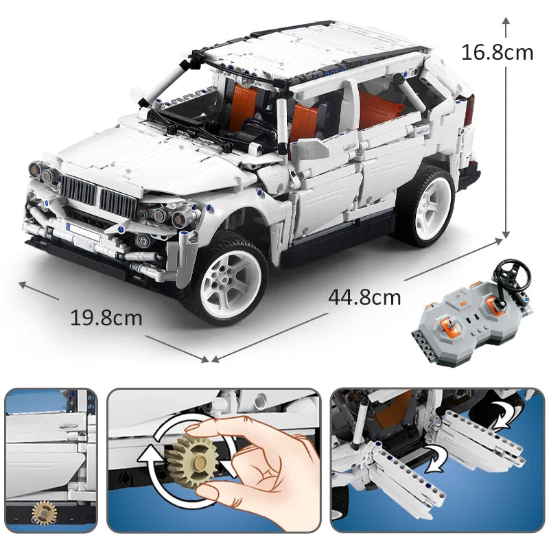 Cada 2208PCS City Remote Control SUV Off Road Vehicle