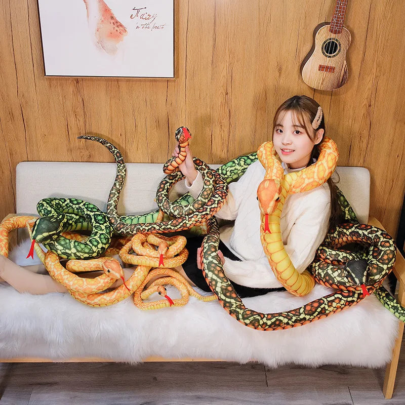 110-300cm Giant Snakes Plush Toy