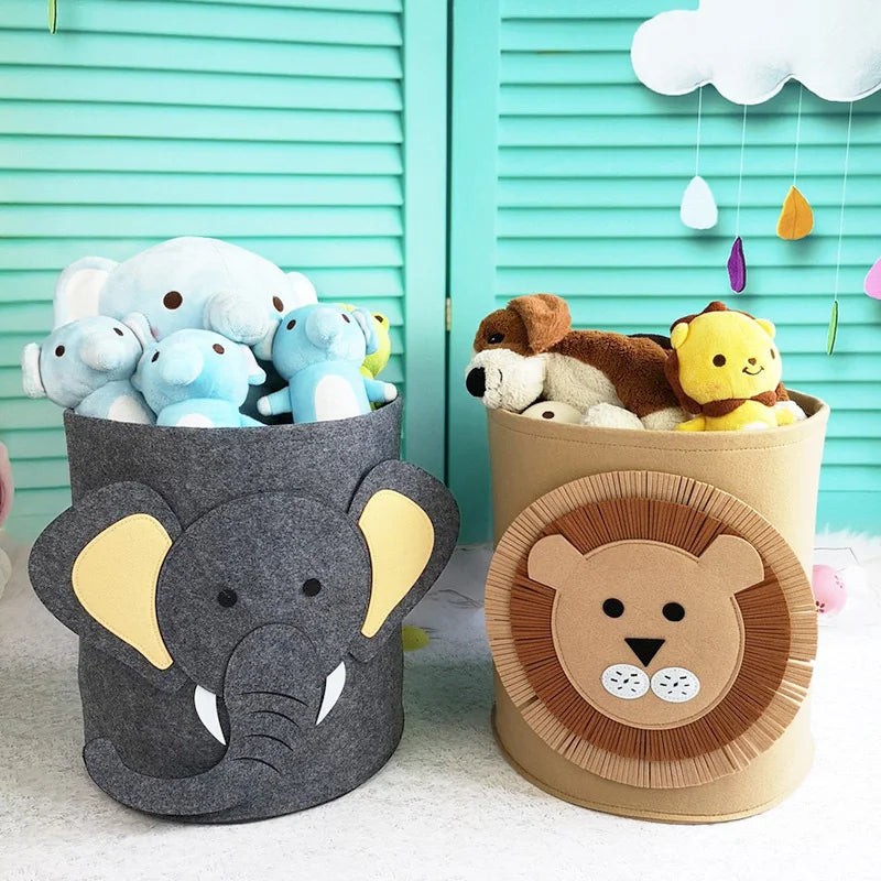 Cotton Animal Storage Basket Kids