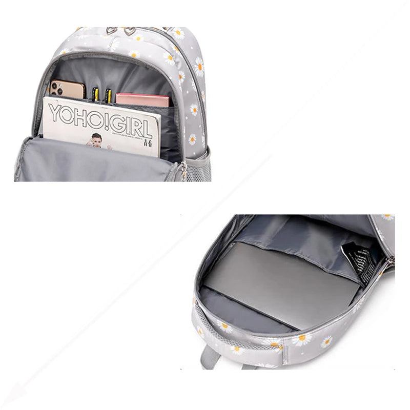 3 Pcs/Set Children School Backpack