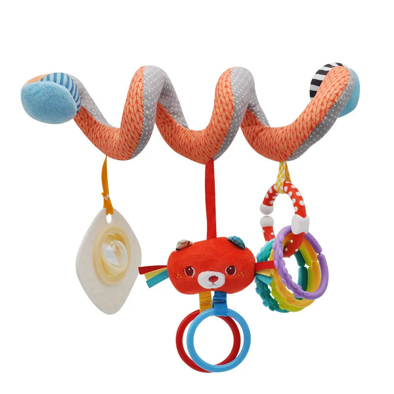 Stroller Spiral Rattle Baby Toy For Newborns