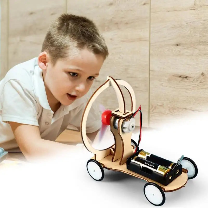 DIY Electric Wind Car Model