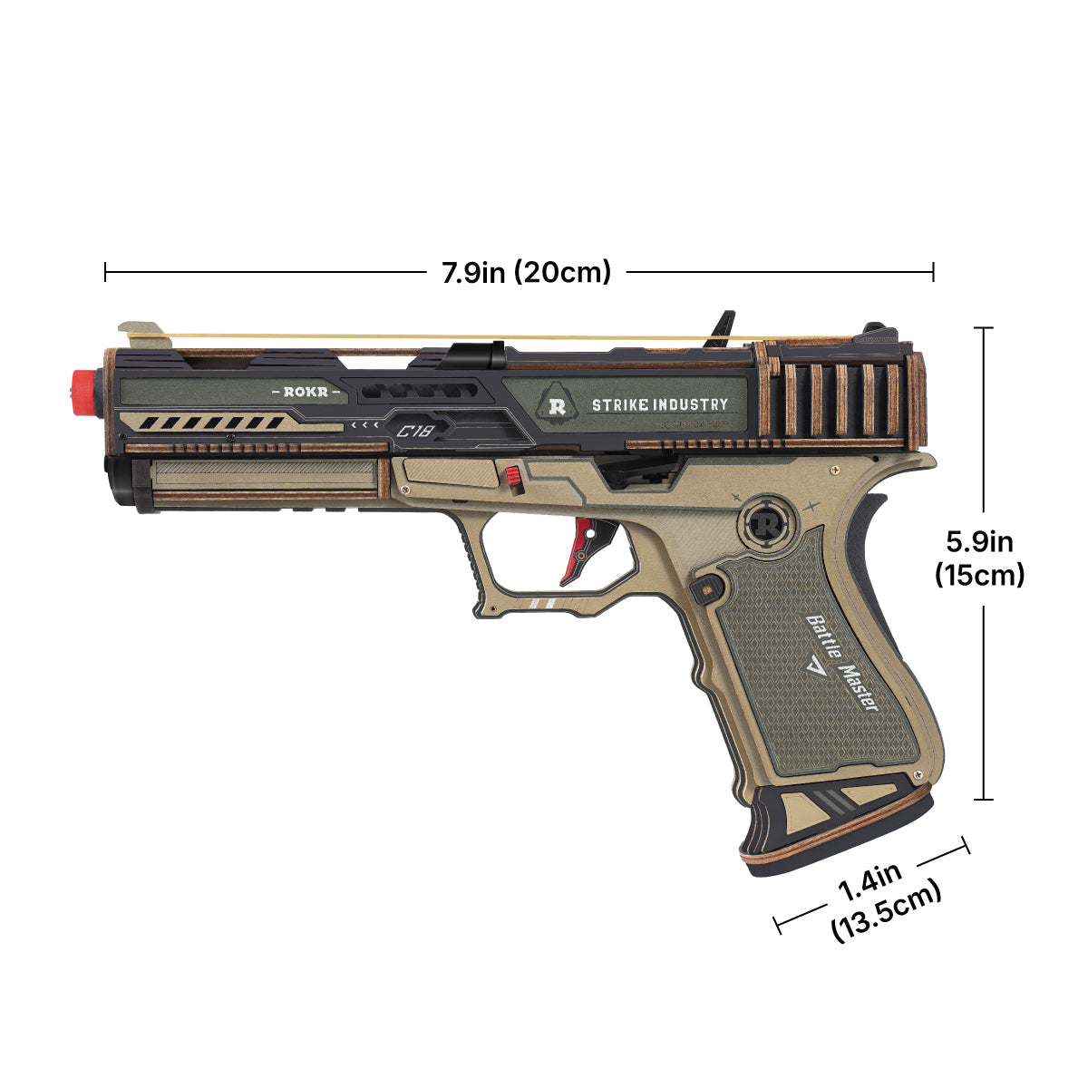 Robotime ROKR Legato C18 Blaster Wooden Toy