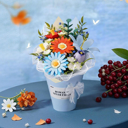 Robotime ROKR Twilight Sky Bouquet DIY Flower 3D Puzzle AF03J