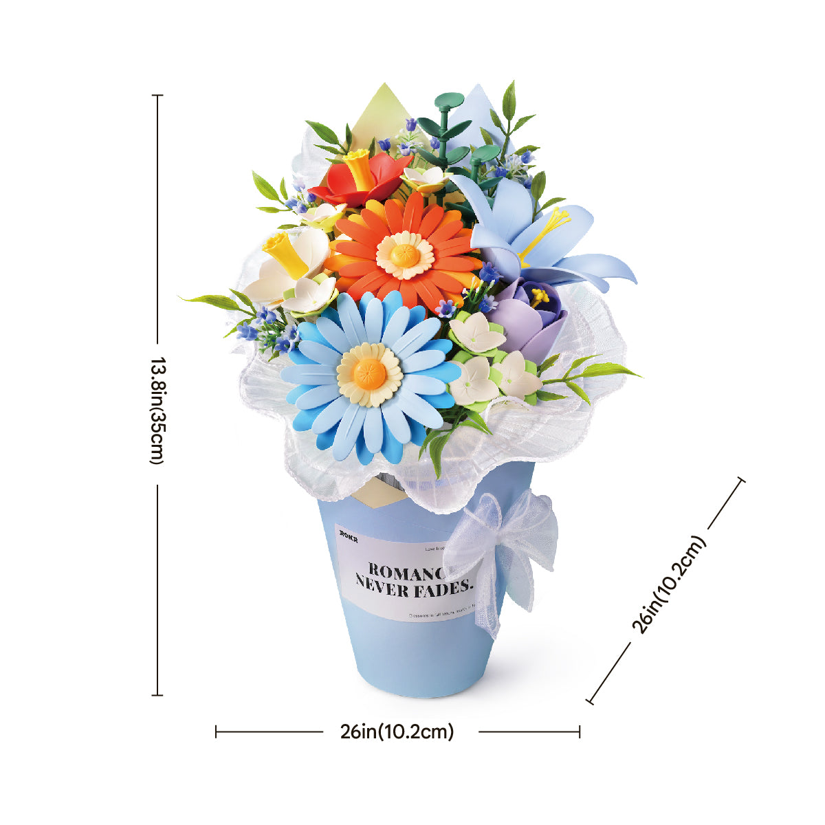 ROKR Twilight Sky Bouquet DIY Flower 3D Puzzle AF03J