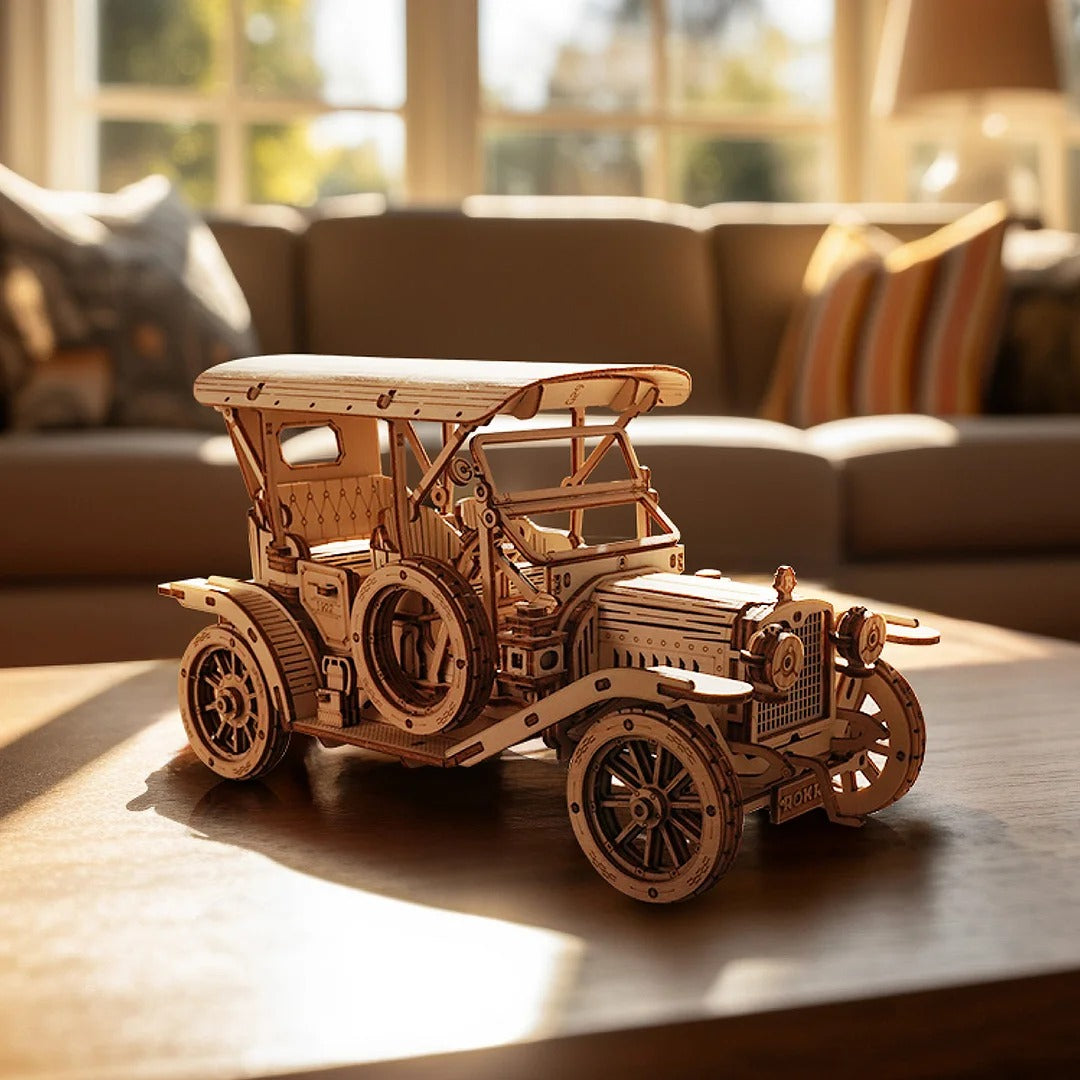 Robotime ROKR Vintage Car 3D Wooden Puzzle MC801