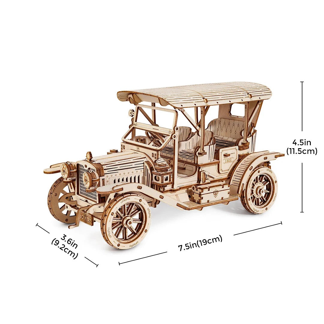 Robotime ROKR Vintage Car 3D Wooden Puzzle MC801