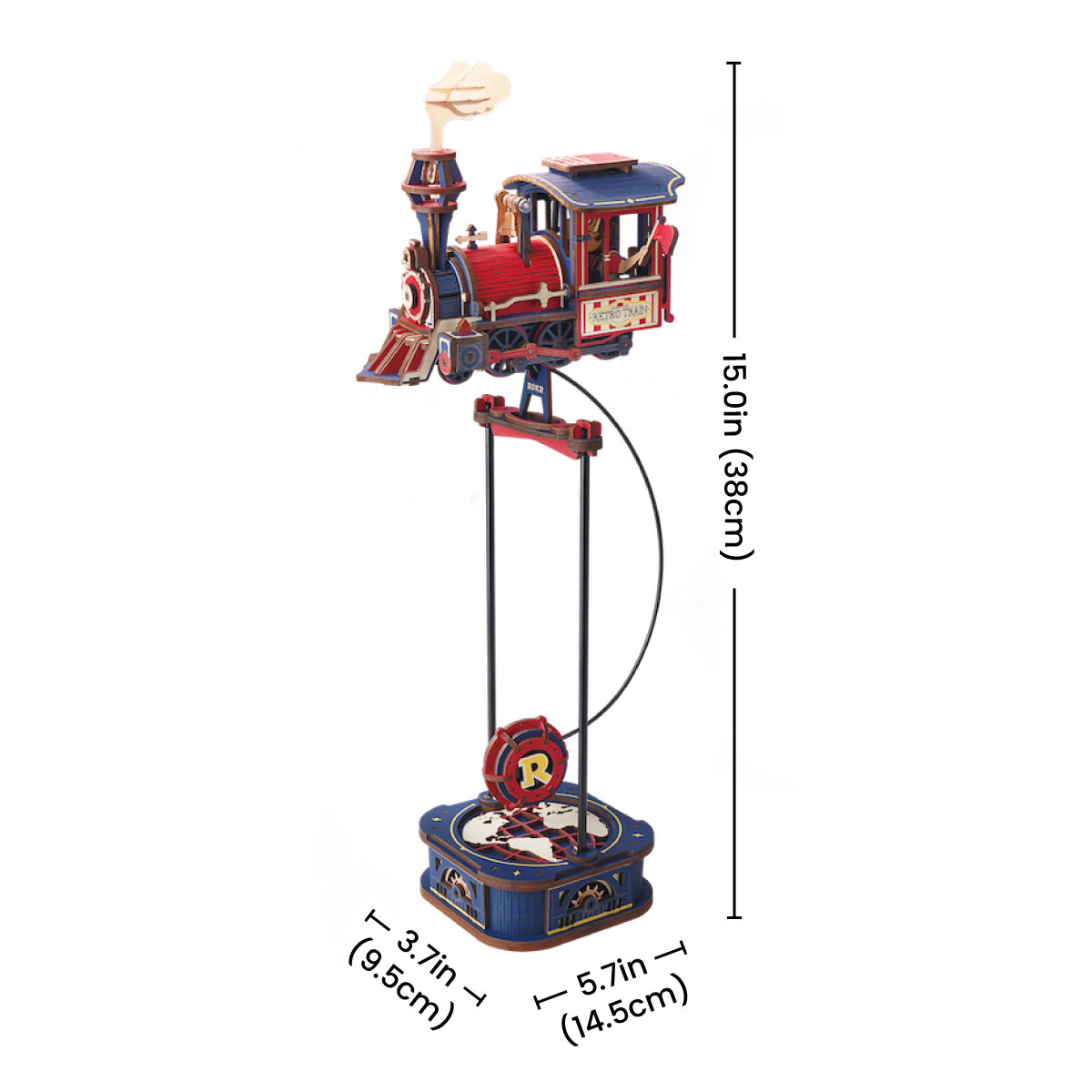 Robotime ROKR Power Express Pendulum Balance Toy 3D Puzzle