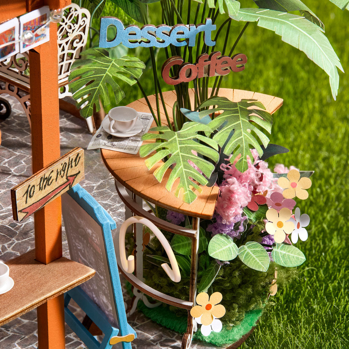Robotime Rolife Leafree Café DIY Miniature House
