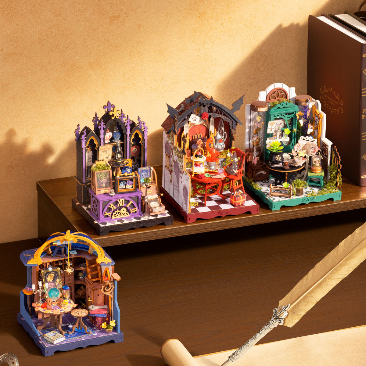 Robotime Rolife Curio Corner DIY Miniature House
